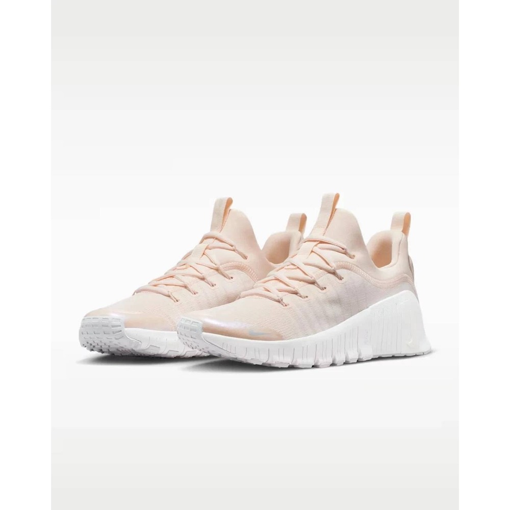 Nike Free Metcon 6 Womens Chalk Pure Platinum Training Shoes FJ7126-112 Size 7